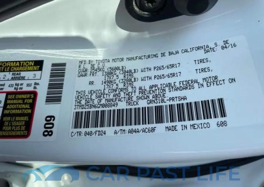 3TMDZ5BN6GM008849# 10