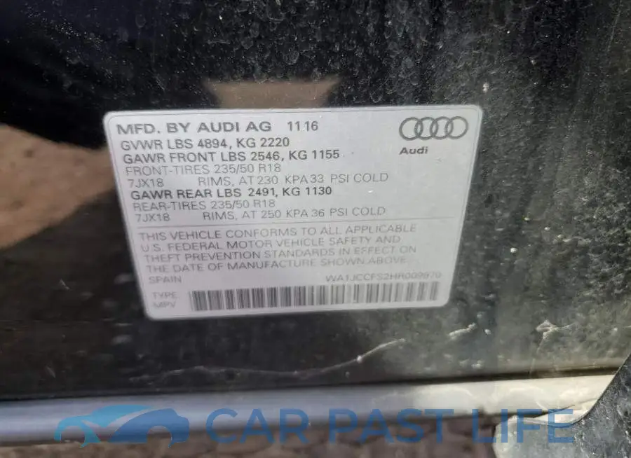 WA1JCCFS2HR009970# 12