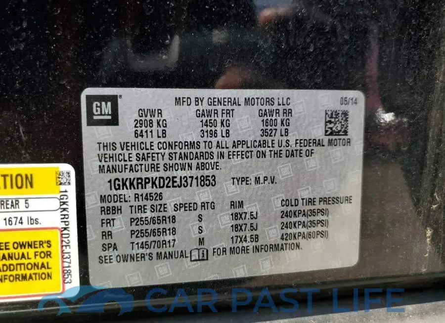 1GKKRPKD2EJ371853# 13