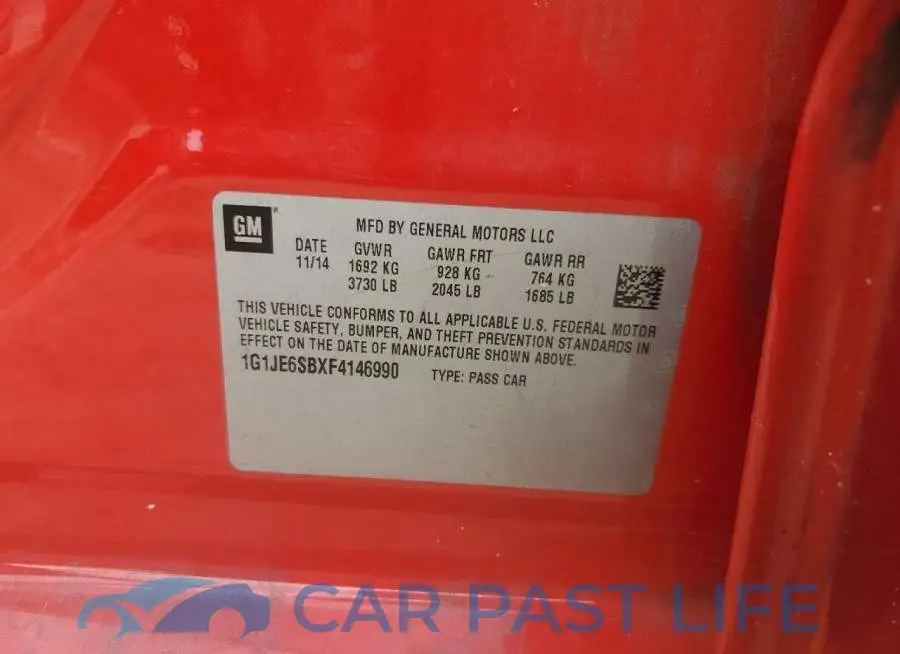 1G1JE6SBXF4146990# 12