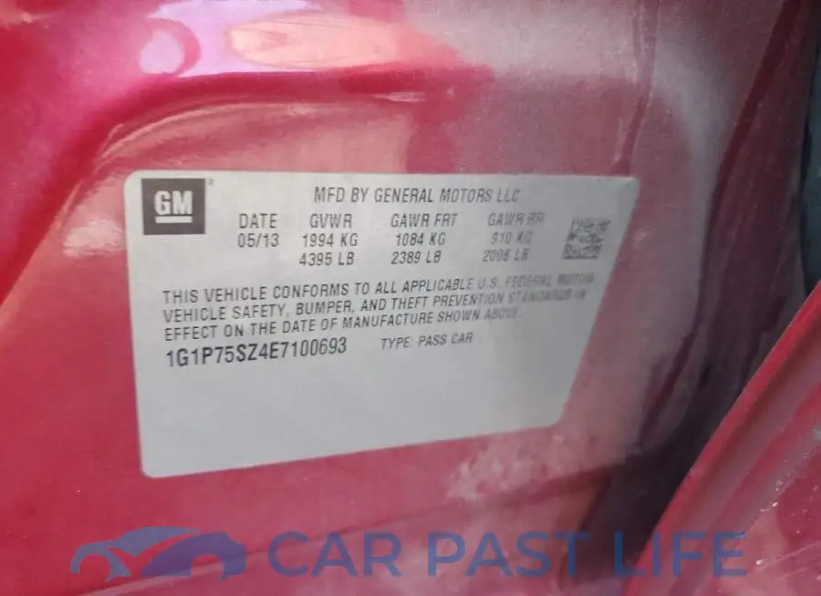 1G1P75SZ4E7100693# 12