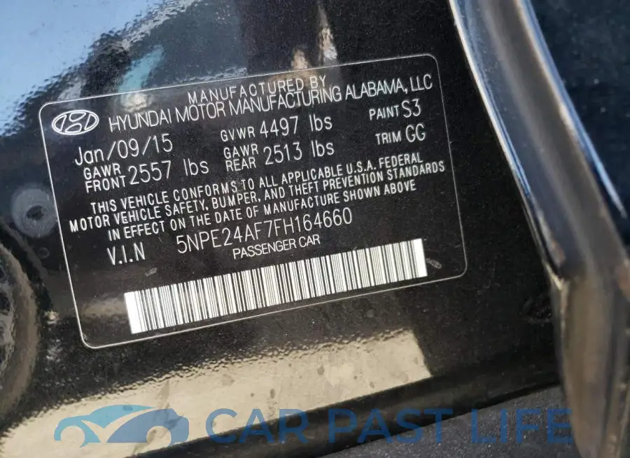5NPE24AF7FH164660# 12