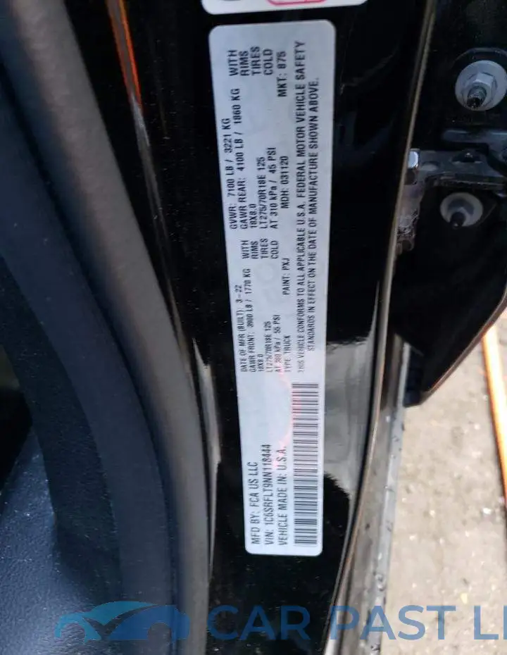 1C6SRFLT9NN118444# 13