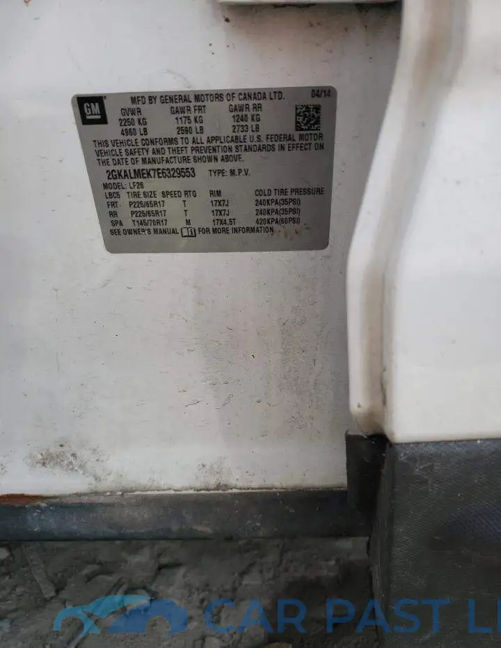 2GKALMEK7E6329553# 13