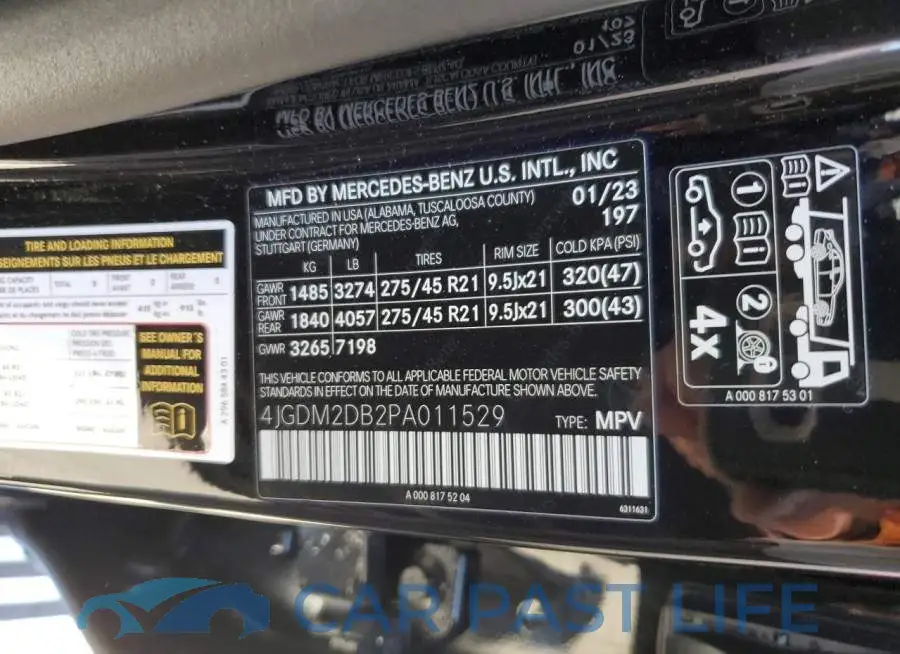 4JGDM2DB2PA011529# 12