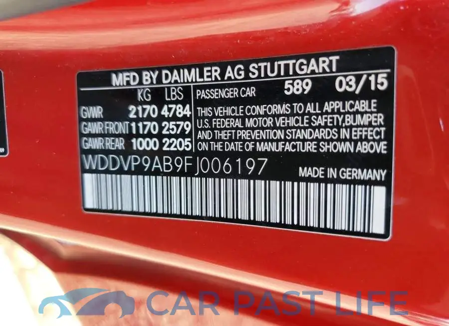 WDDVP9AB9FJ006197# 13