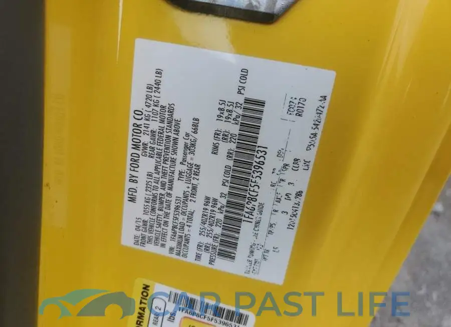 1FA6P8CF5F5396531# 12