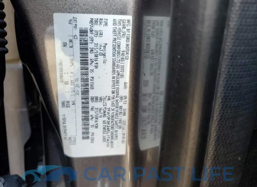 1FADP3K24EL174310# 12