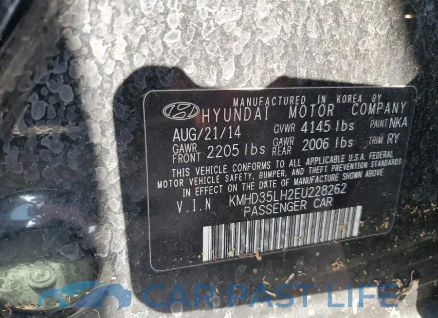 KMHD35LH2EU228262# 12