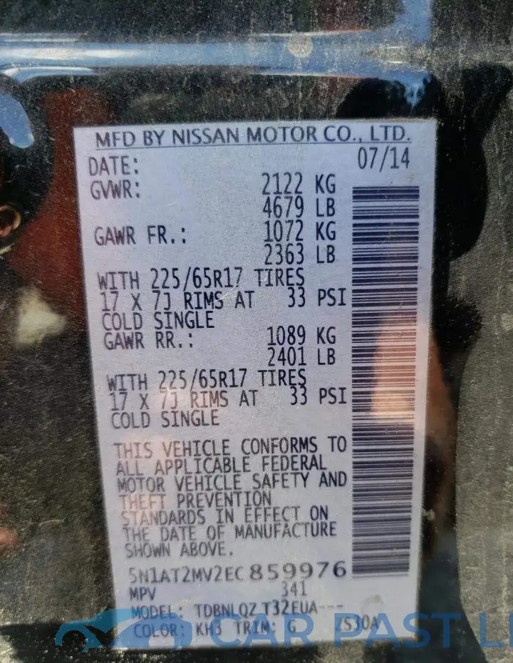 5N1AT2MV2EC859976# 13