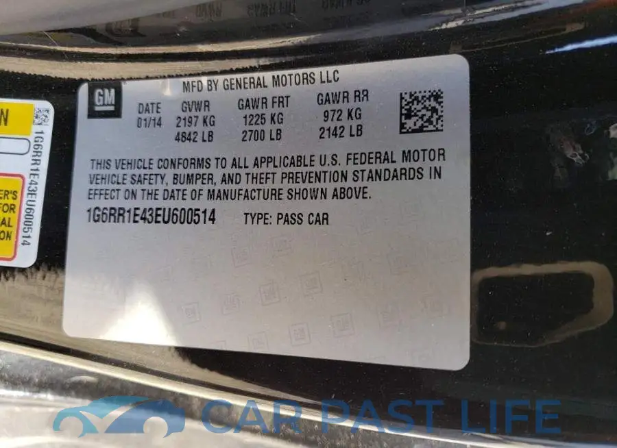 1G6RR1E43EU600514# 12