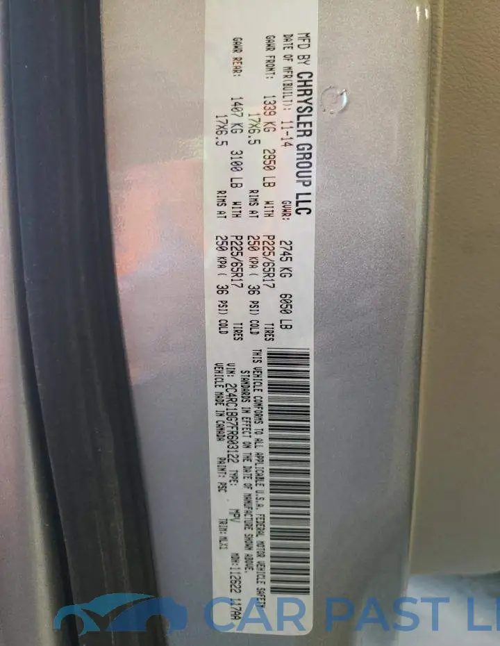 2C4RC1BG7FR603122# 13