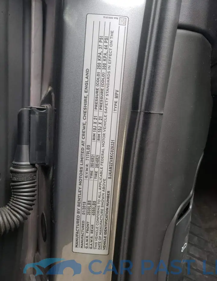 SJAAM2ZV8KC026321# 12