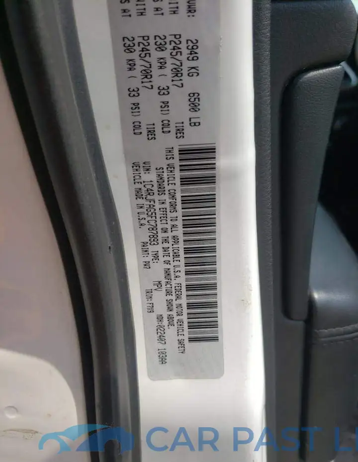 1C4RJFAG5FC787893# 13
