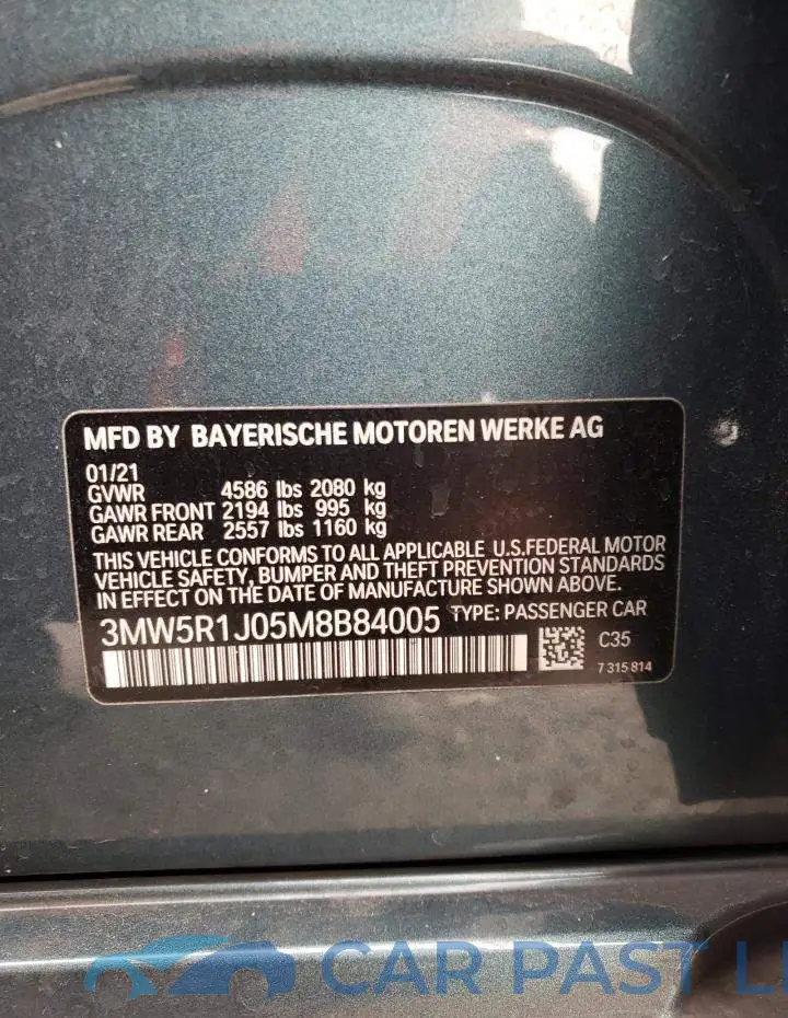 3MW5R1J05M8B84005# 12