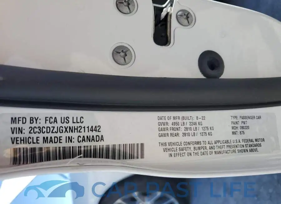 2C3CDZJGXNH211442# 12