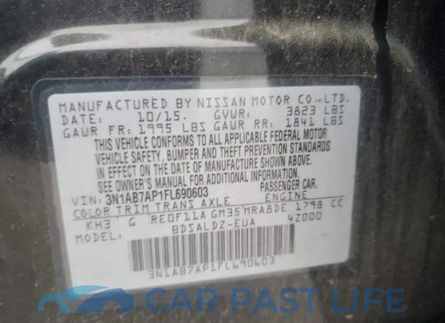 3N1AB7AP1FL690603# 12