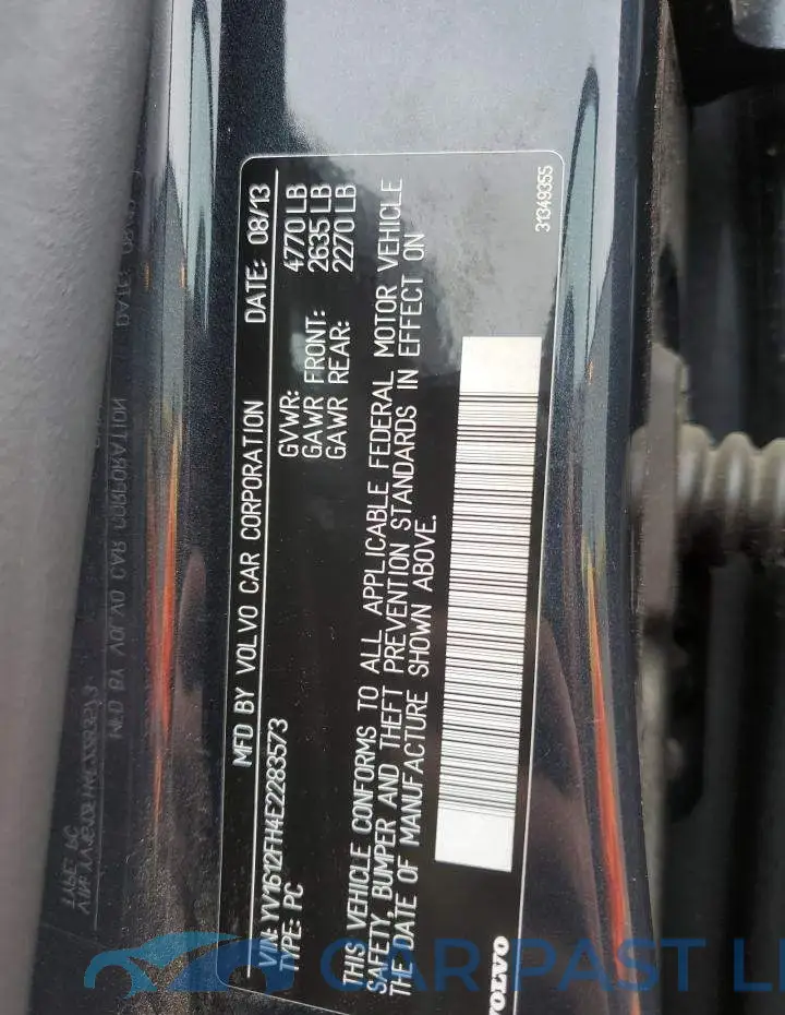 YV1612FH4E2283573# 12
