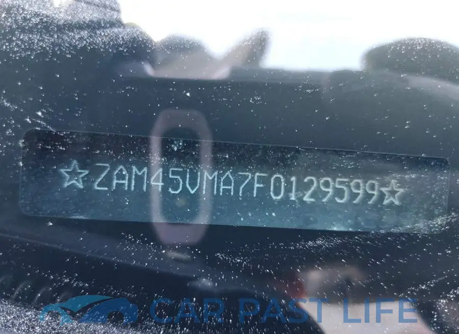 ZAM45VMA7F0129599# 12