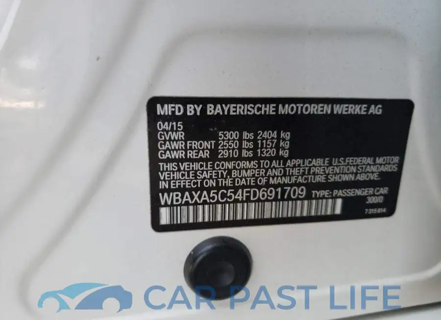 WBAXA5C54FD691709# 12