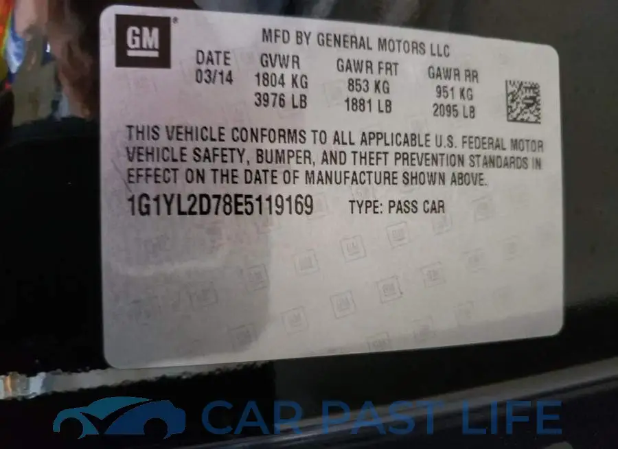 1G1YL2D78E5119169# 13