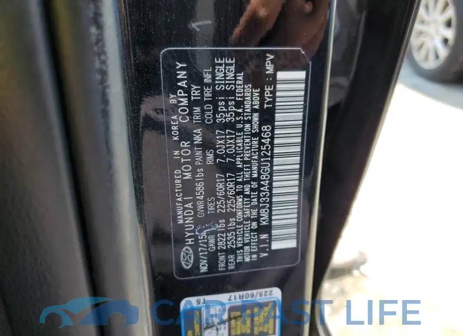 KM8J33A48GU125468# 13