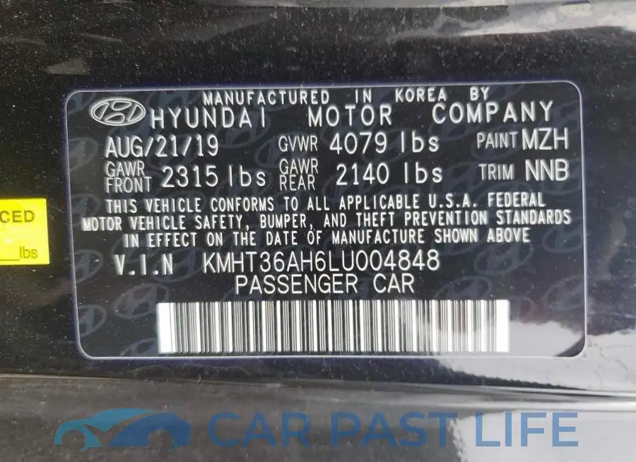 KMHT36AH6LU004848# 12