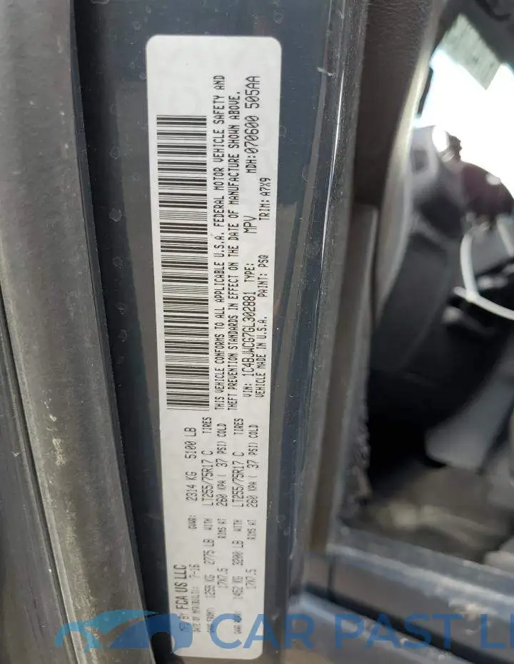 1C4BJWCG7GL302881# 12