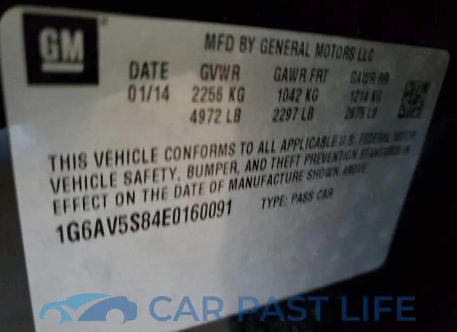 1G6AV5S84E0160091# 12