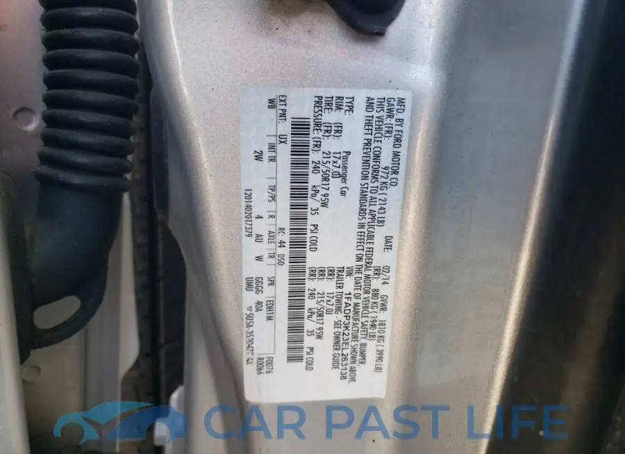 1FADP3K23EL263138# 12