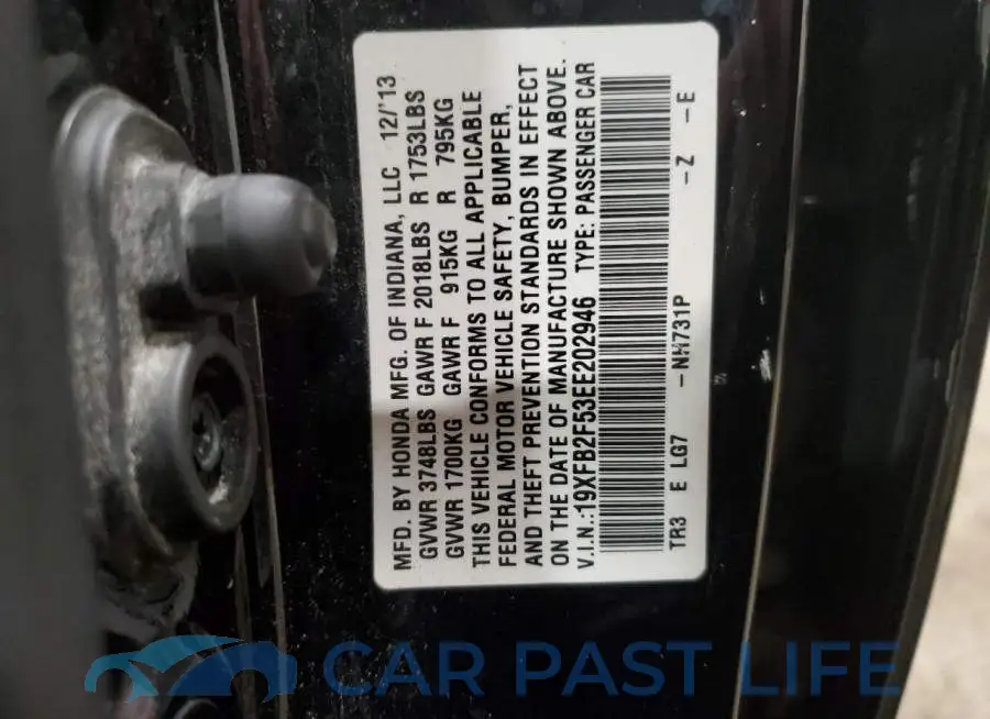 19XFB2F53EE202946# 13