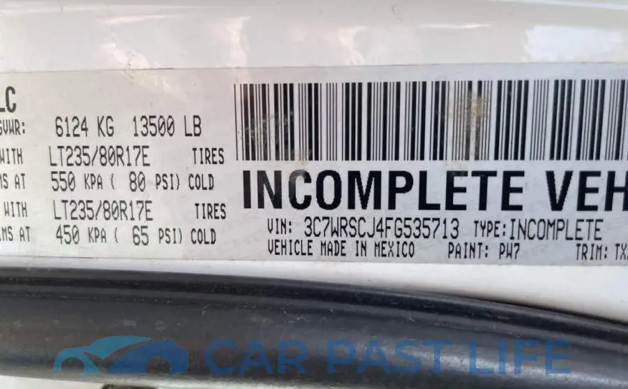 3C7WRSCJ4FG535713# 10