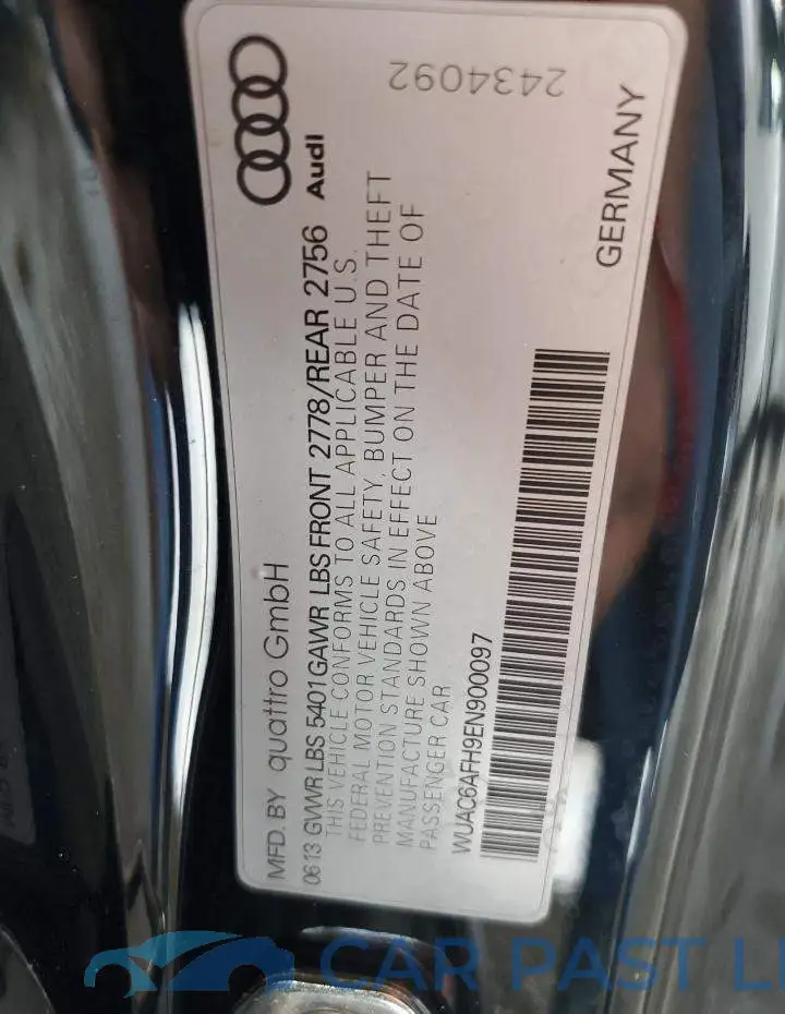 WUAC6AFH9EN900097# 13