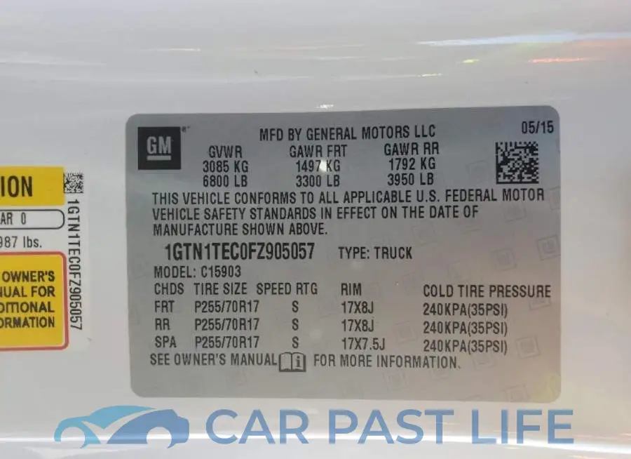 1GTN1TEC0FZ905057# 12