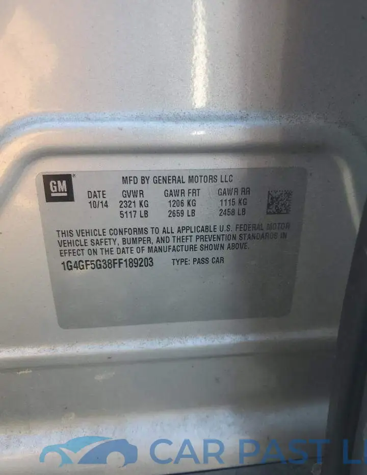 1G4GF5G38FF189203# 12