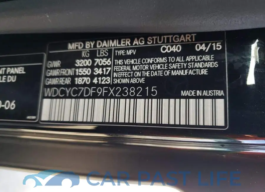 WDCYC7DF9FX238215# 13