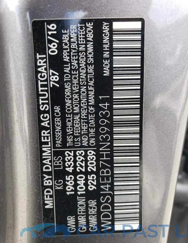 WDDSJ4EB7HN399341# 12