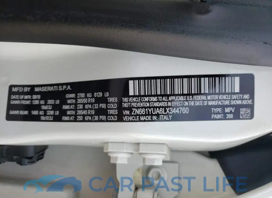 ZN661YUA6LX344760# 13