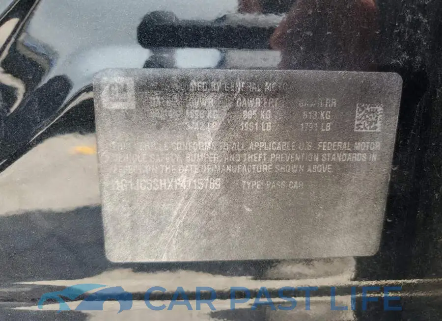 1G1JC5SHXF4115789# 12