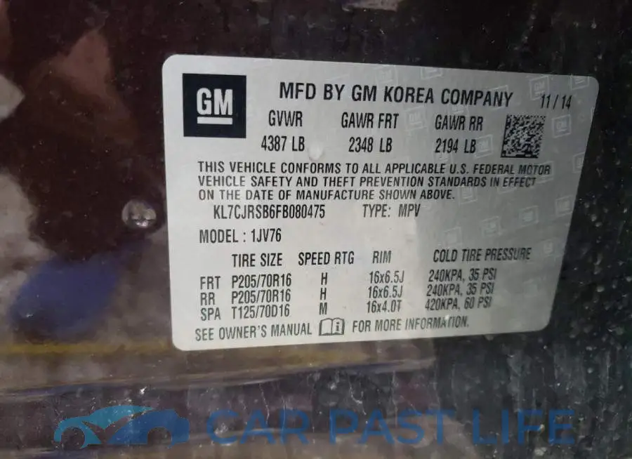 KL7CJRSB6FB080475# 13