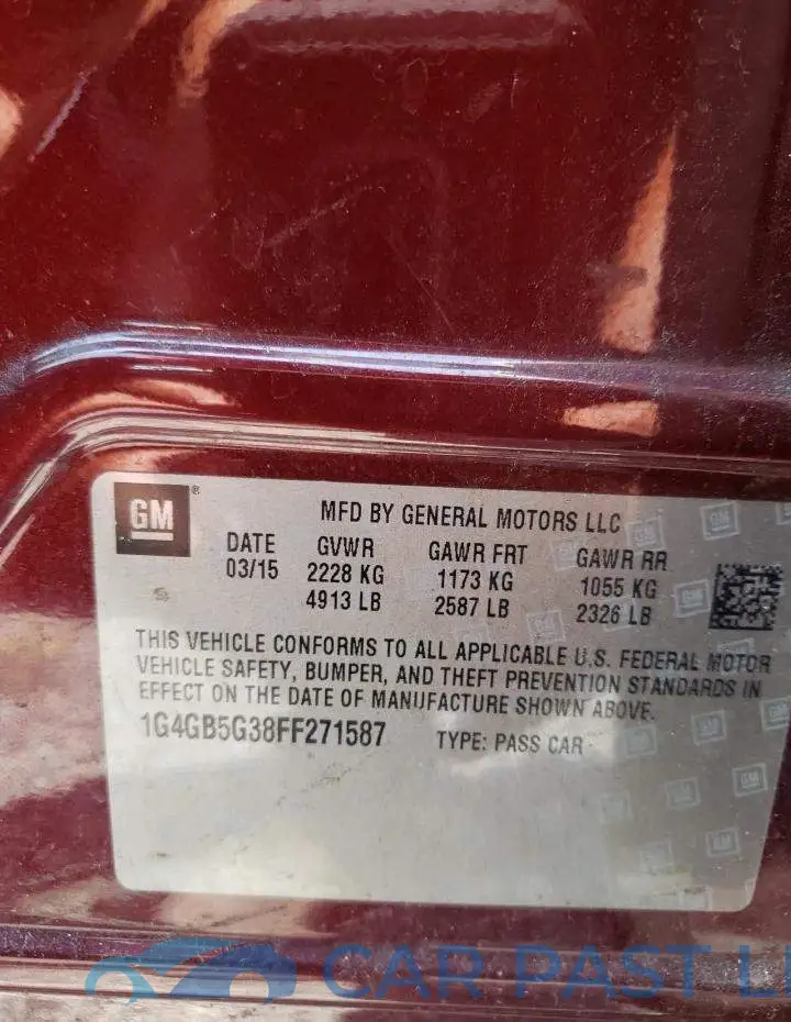 1G4GB5G38FF271587# 12