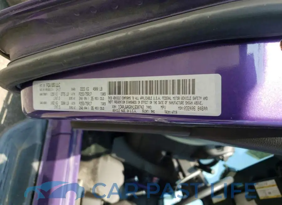 1C4AJWAG0HL630742# 13