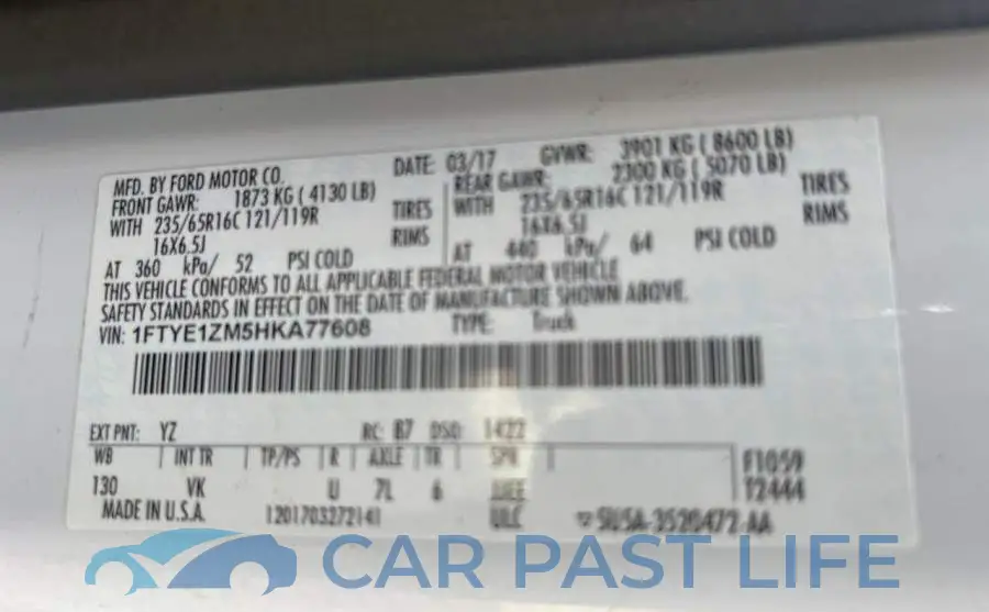 1FTYE1ZM5HKA77608# 10
