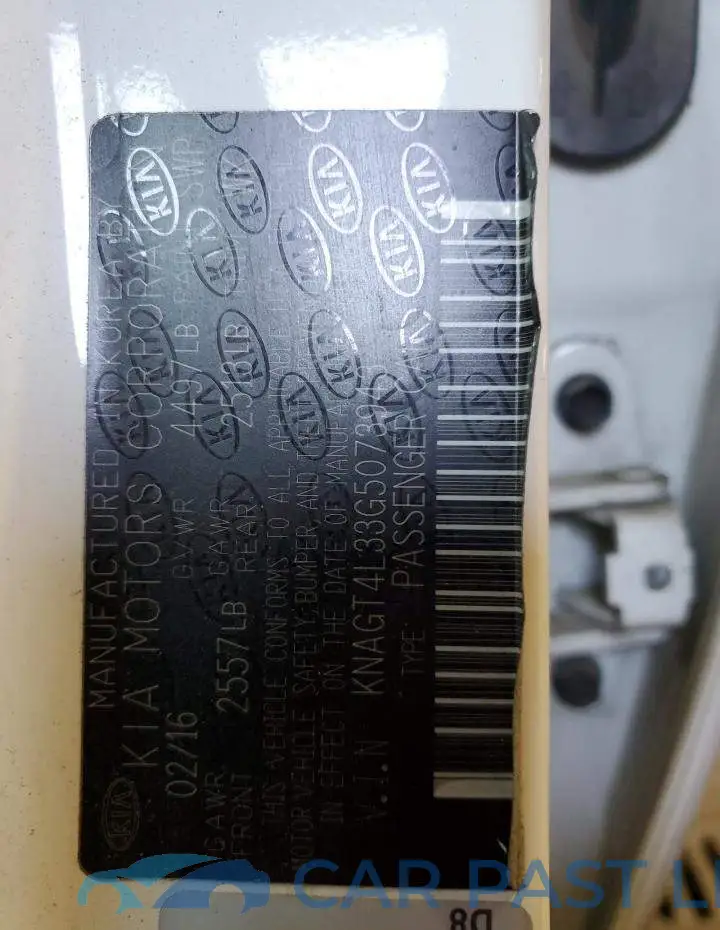 KNAGT4L33G5073943# 12