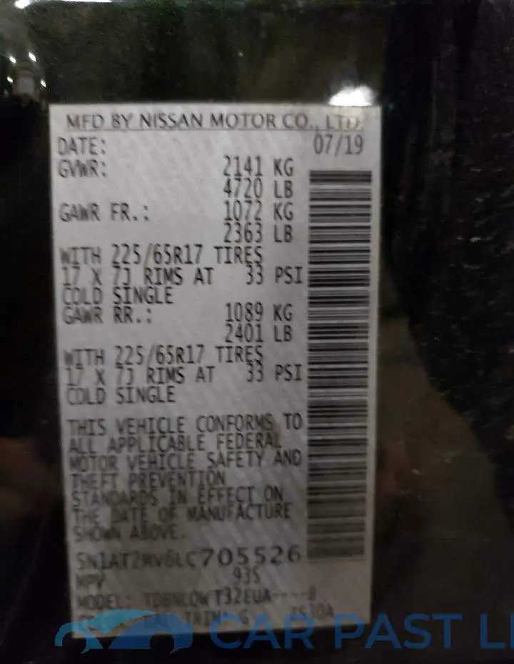 5N1AT2MV6LC705526# 13