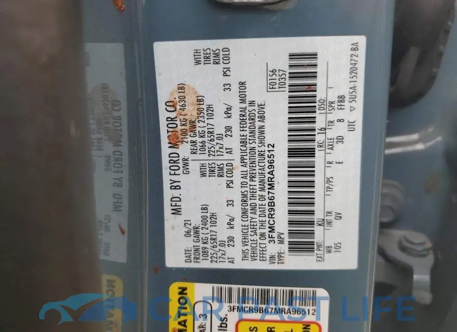 3FMCR9B67MRA96512# 13