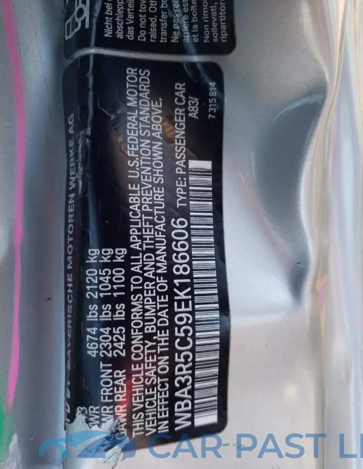 WBA3R5C59EK186606# 13