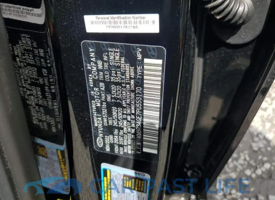 KM8R34GE7PU553170# 12