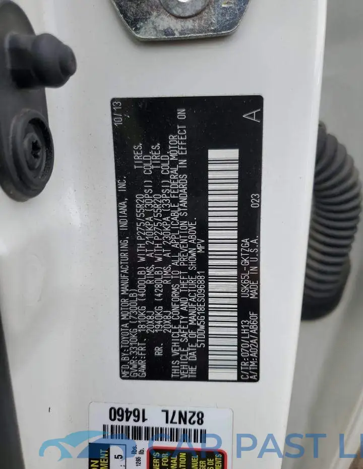 5TDDW5G18ES096881# 13