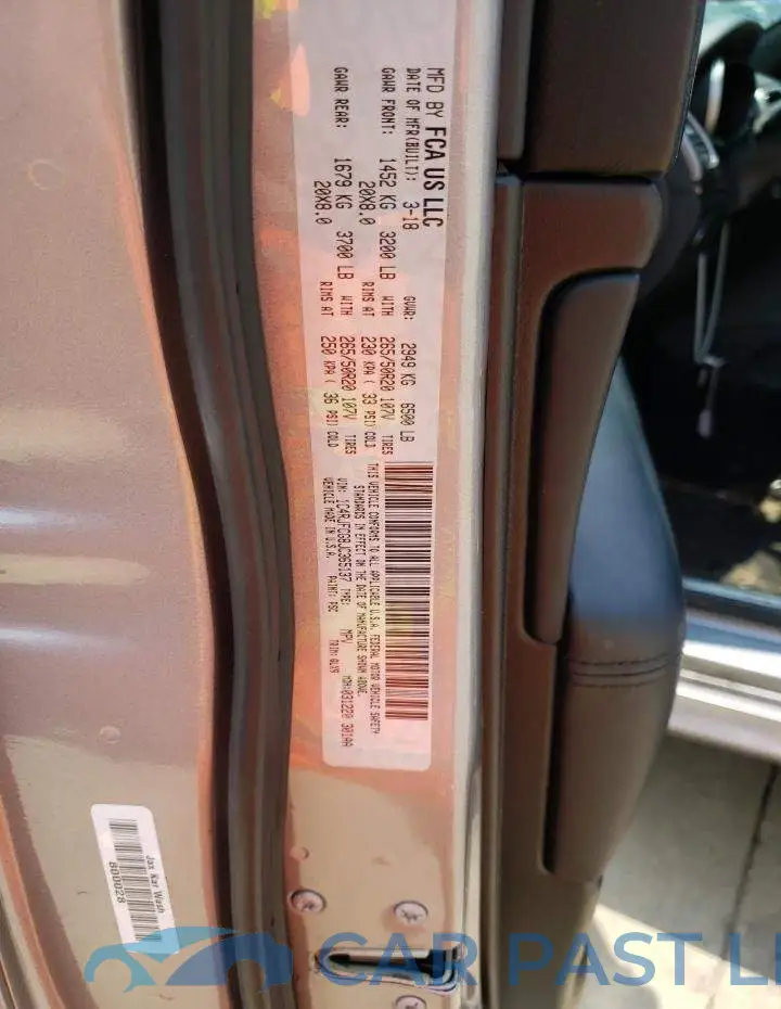 1C4RJFCG8JC365137# 14